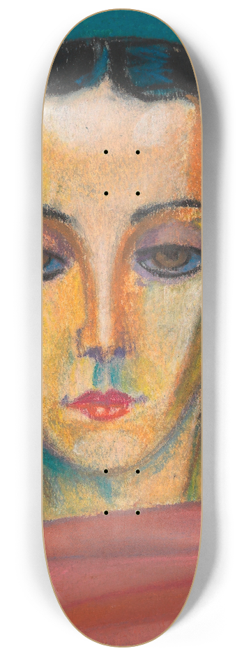 Karl Wiener - Portrt einer Dame 8.25 inch art skate deck