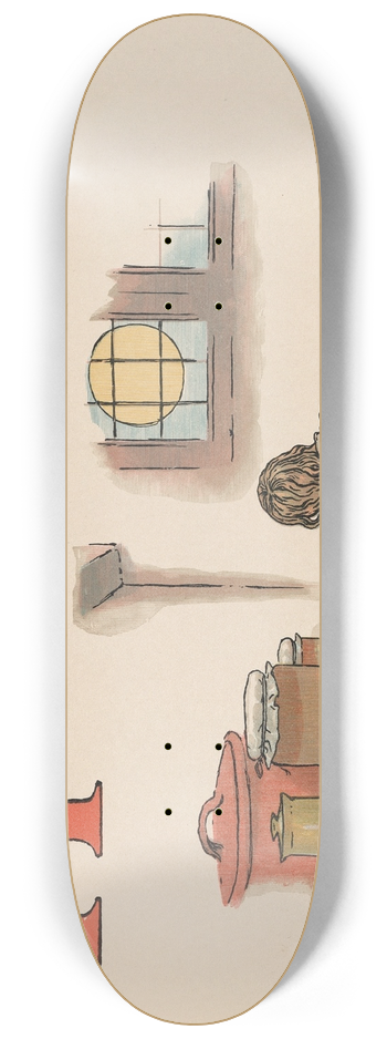Kate Greenaway - A Apple Pie Pl 08 8.25 inch art skate deck