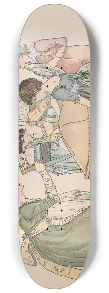 Kate Greenaway - A Apple Pie Pl 16 8.25 inch art skate deck