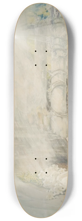 Kazimierz Stabrowski - Vision II  sketch for Annunciation 8.25 inch art skate deck