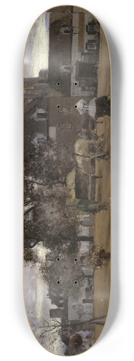 Johan Ericson - The Market Place, Concarneau 8.25 inch art skate deck
