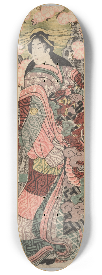 Kitagawa Utamaro - Courtesan 8.25 inch art skate deck