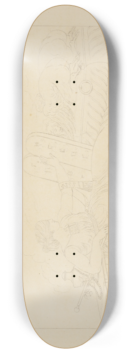 Johan Frederik Clemens - Johan Frederik Clemens 8.25 inch art skate deck