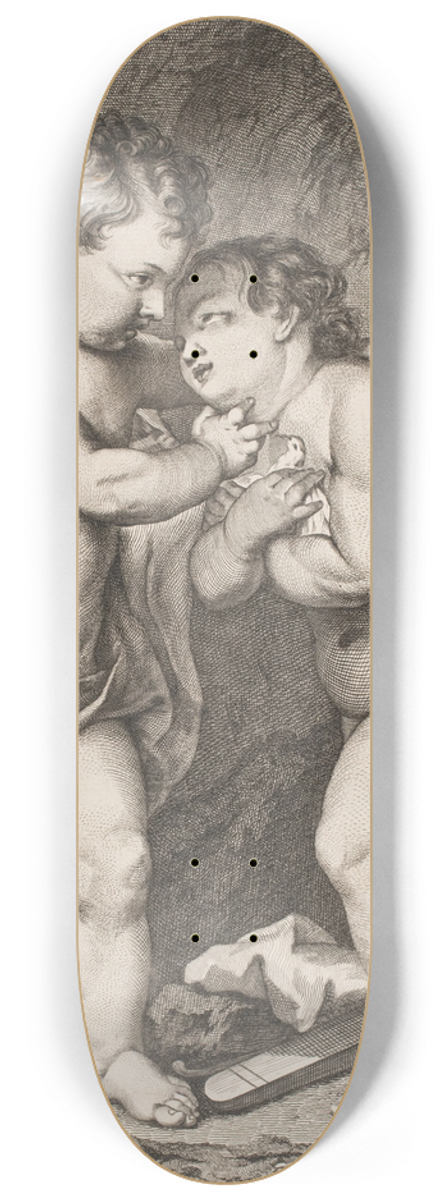 Johan Frederik Clemens - Lenfant qui joue avec lAmour 8.25 inch art skate deck