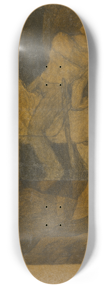 Kristjan Raud - Kalevipoeg prgu vravas 8.25 inch art skate deck
