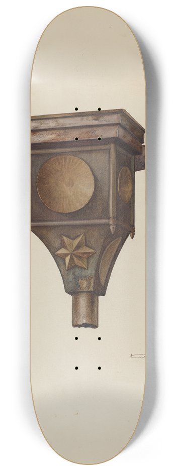 Kurt Melzer - Conductor Head 8.25 inch art skate deck