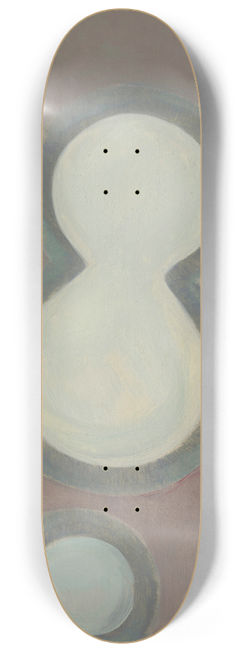Kurt Schwitters - Ohne Titel (Acht) 8.25 inch art skate deck