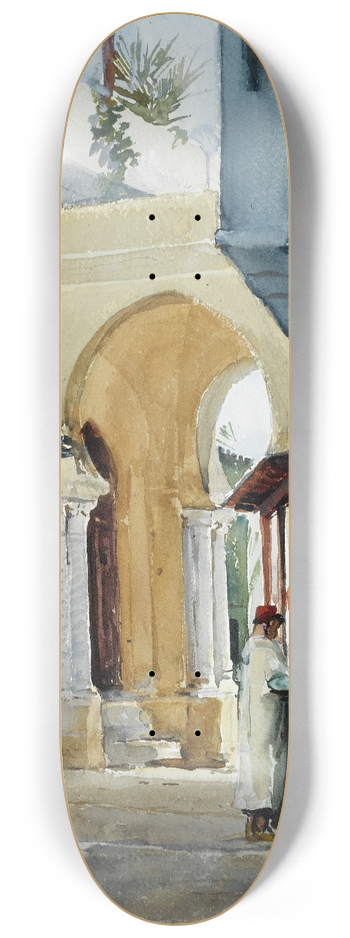 Laure Brouardel - Exposition de 1900, pavillon de lAlgrie 8.25 inch art skate deck