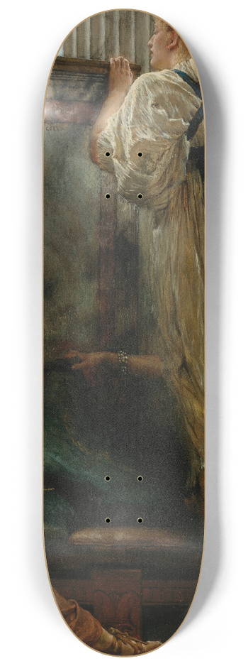 Lawrence Alma-Tadema - Who Is It 8.25 inch art skate deck