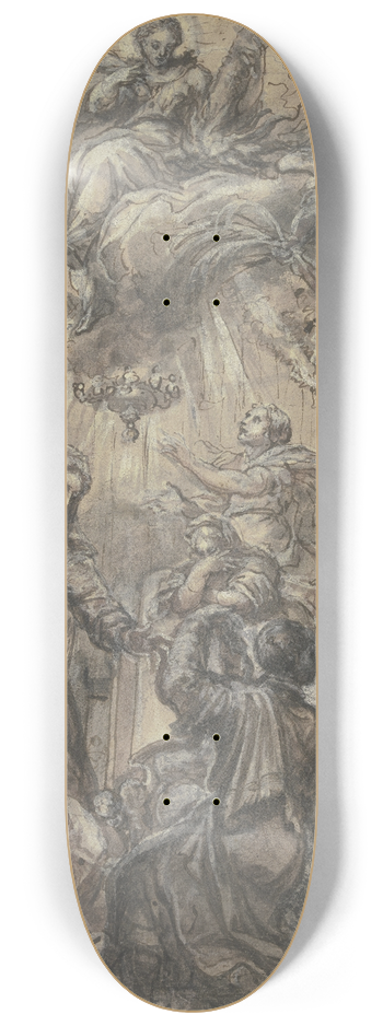Lazzaro Baldi - Martyrium eines Jesuiten 8.25 inch art skate deck