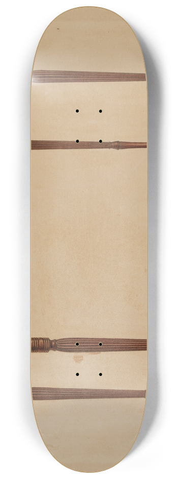 Leo Drozdoff - Card Table 8.25 inch art skate deck