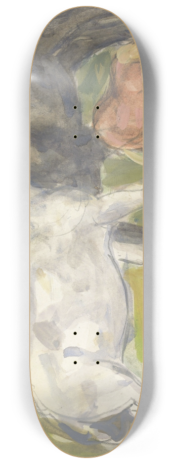 Leo Gestel - Drie paarden in een landschap 8.25 inch art skate deck
