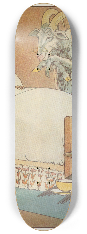 Leonard Leslie Brooke - Animals as humans. 8.25 inch art skate deck