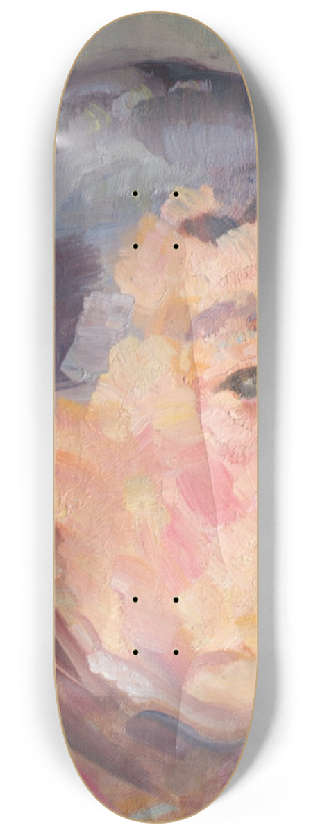 Johanna Kampmann-Freund - Damenbildnis 8.25 inch art skate deck