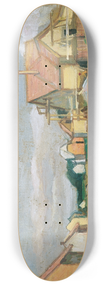 Johanna Kampmann-Freund - Vorortsiedlung 8.25 inch art skate deck