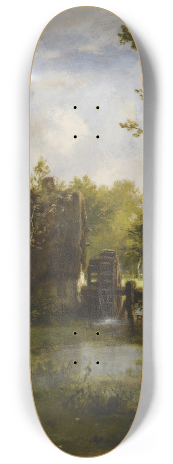 Leon Richet - Le Moulin A Eau 8.25 inch art skate deck