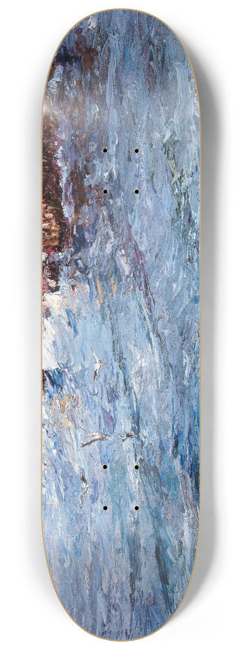Leontine von Littrow - Breaking Waves 8.25 inch art skate deck