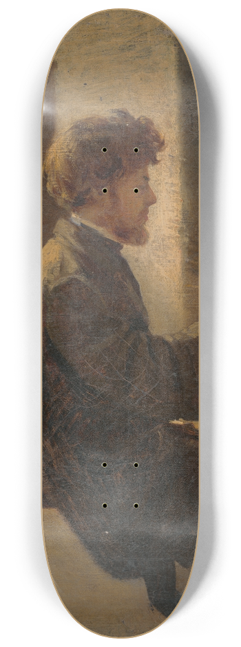 Leopold Horovitz - Painter at Work 8.25 inch art skate deck