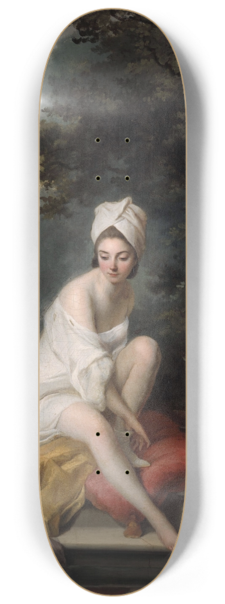 Johann Anton de Peters - La Baigneuse 8.25 inch art skate deck
