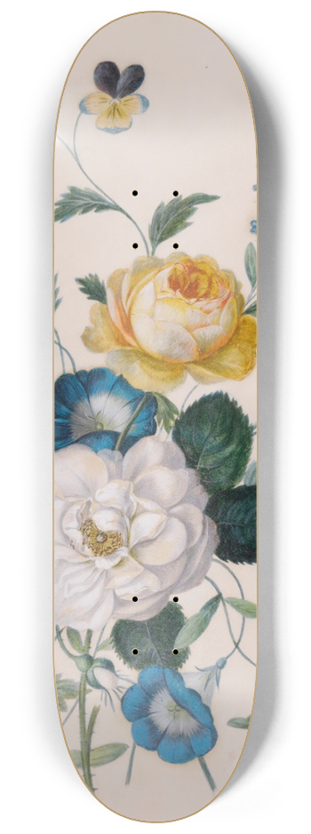 Leopold Zinngger - Blumenensemble 8.25 inch art skate deck