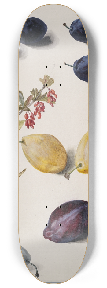 Leopold Zinngger - Fruits 8.25 inch art skate deck