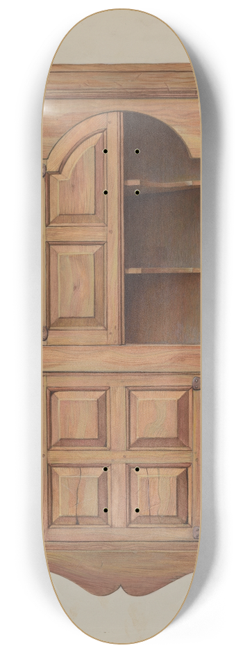 Leslie Macklem - Corner Cupboard 8.25 inch art skate deck
