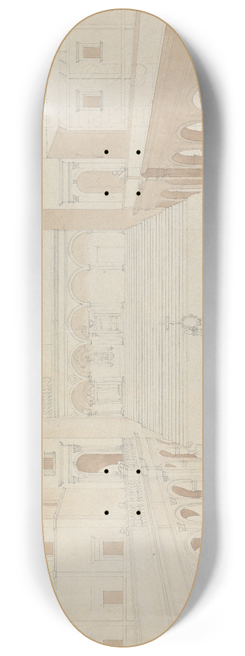 Lewis Vulliamy - Unidentified Palace 8.25 inch art skate deck