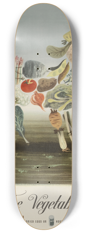 Lewitt-Him - The Vegetabull 8.25 inch art skate deck