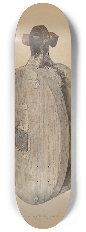 Lloyd Charles Lemcke - Halyard Block 8.25 inch art skate deck