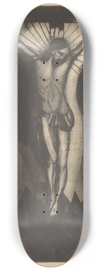 Lodewijk Schelfhout - Christus aan het kruis 8.25 inch art skate deck