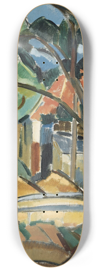Lodewijk Schelfhout - Huis Tussen Bomen 8.25 inch art skate deck