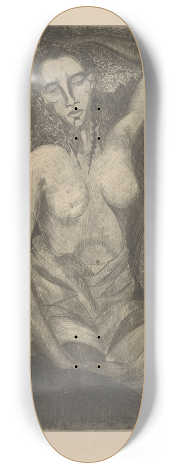 Lodewijk Schelfhout - Zittende vrouw 8.25 inch art skate deck