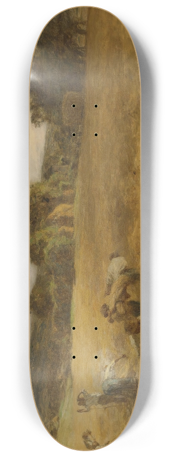 Lon Augustin Lhermitte - Lorage En Moisson 8.25 inch art skate deck