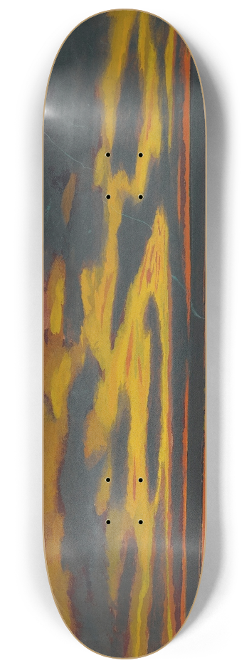 Lon Spilliaert - Leclair Vert Sur La Mer 8.25 inch art skate deck
