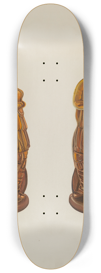 Loraine Makimson - Indian Bottle (Medicine Bottle) 8.25 inch art skate deck
