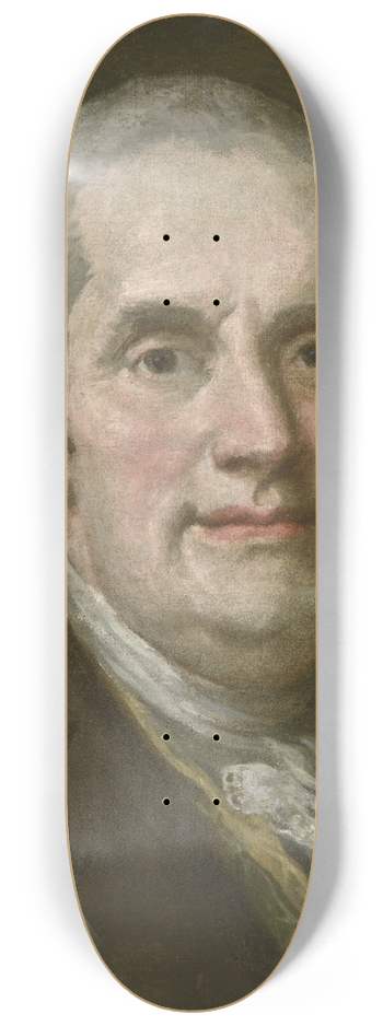 Lorens Pasch the Younger - Self-portrait 8.25 inch art skate deck