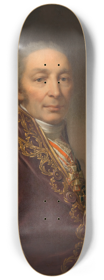 Johann Baptist von Lampi the Younger - Josef von Sonnenfels 8.25 inch art skate deck