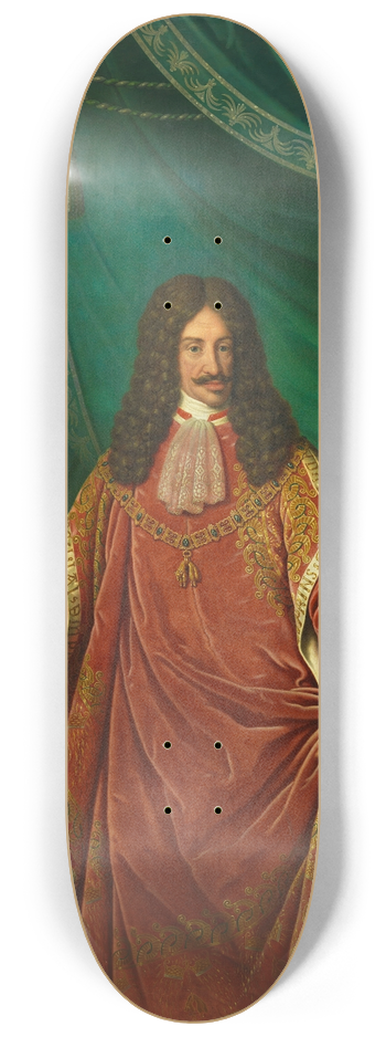 Johann Baptist von Lampi the Younger - Leopold I. 8.25 inch art skate deck