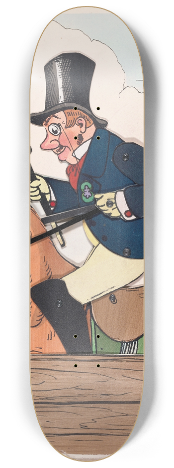Lothar Meggendorfer - The rider 8.25 inch art skate deck