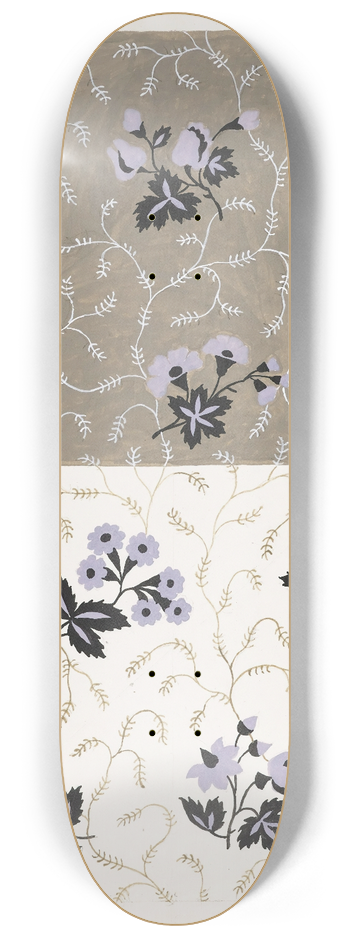 Louis-Albert DuBois - Design for a Printed Textile 8.25 inch art skate deck