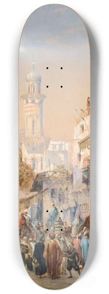 Louis-Amable Crapelet - Moumayed Sultan Mosque 8.25 inch art skate deck