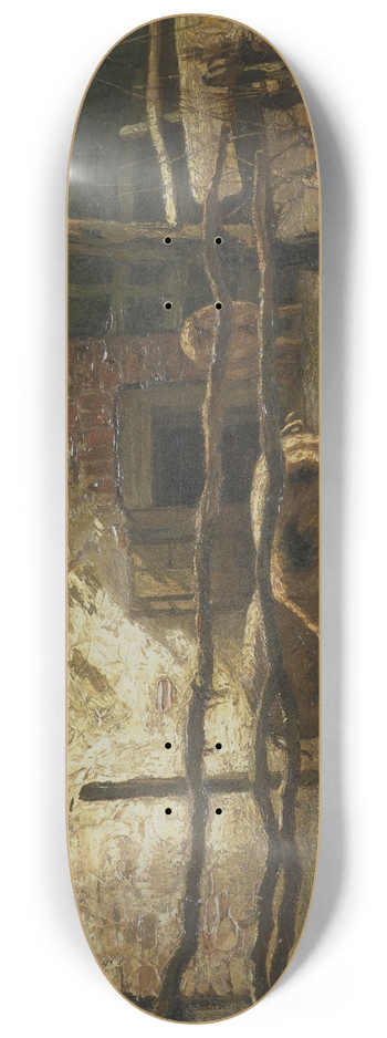 Louis Apol - Pigs in a Sty 8.25 inch art skate deck