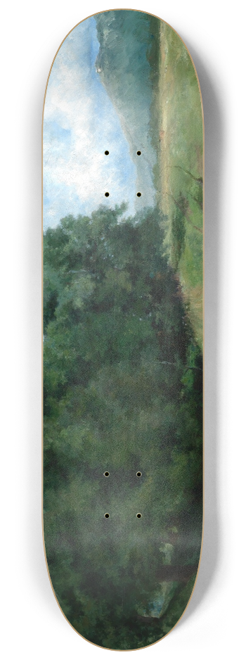 Louis Eysen - Feldweg bei Kronberg im Taunus 8.25 inch art skate deck