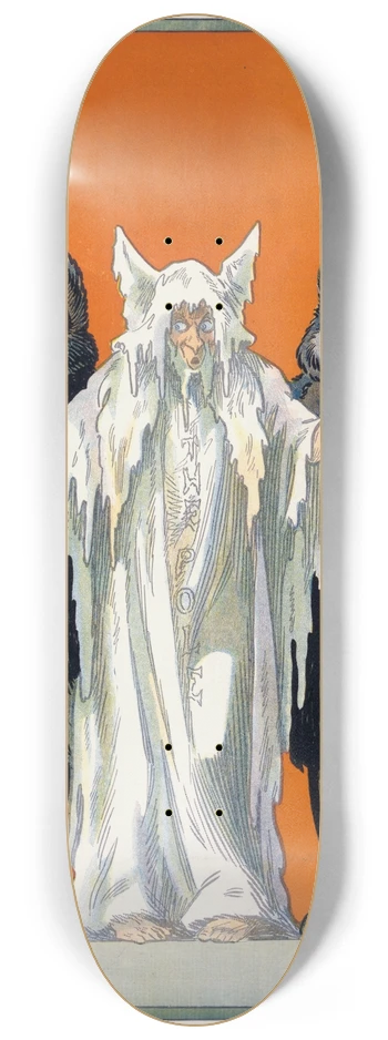 Louis Glackens - A coldness between them 8.25 inch art skate deck