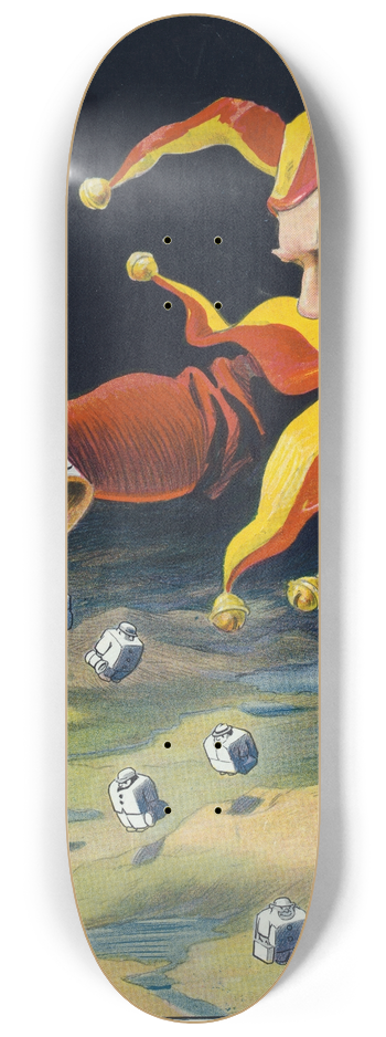 Louis Glackens - The annual scatter 8.25 inch art skate deck