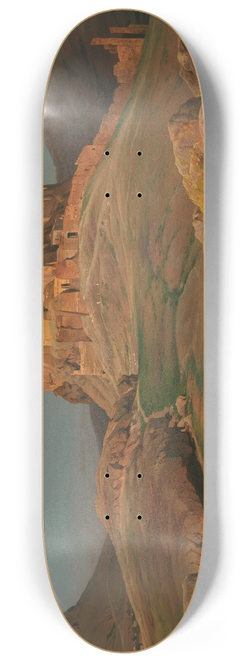 Louis Gurlitt - Die Akropolis im Abendlicht 8.25 inch art skate deck