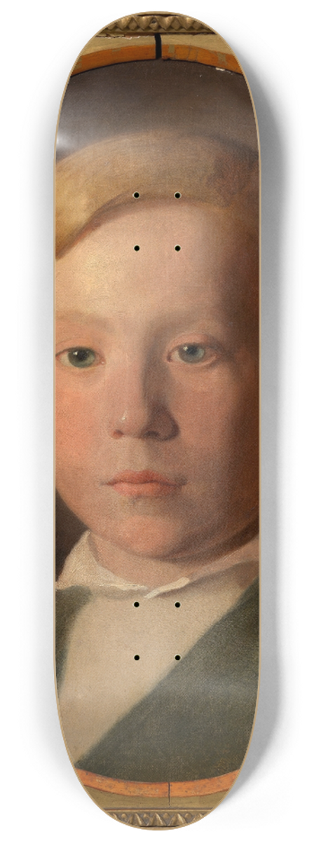 Johann Erlinger - Eugen Staub als Knabe (Maler, Kunsthndler) 8.25 inch art skate deck