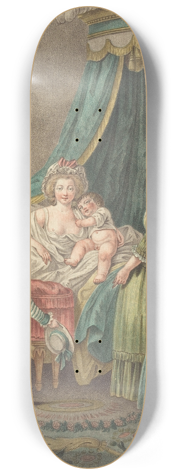 Louis-Marin Bonnet - Les Compliments Du Jour De Lan 8.25 inch art skate deck