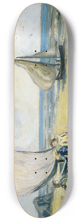 Louis Michel Eilshemius - Children on the Beach 8.25 inch art skate deck
