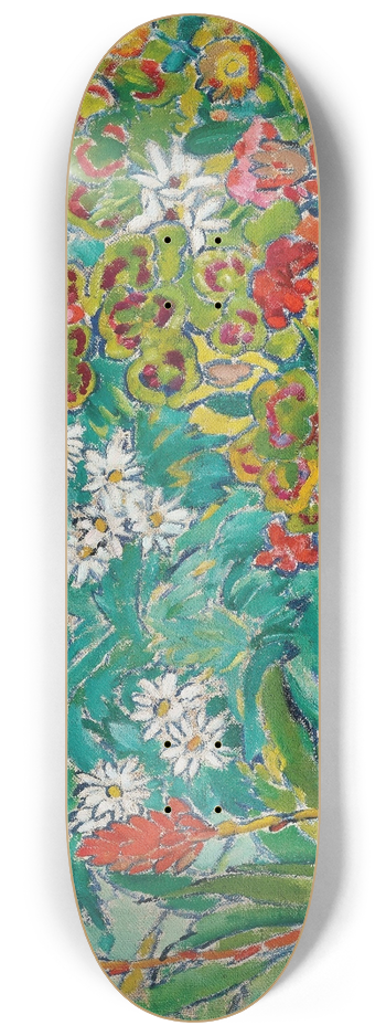 Louis Valtat - Parterre de fleurs 8.25 inch art skate deck